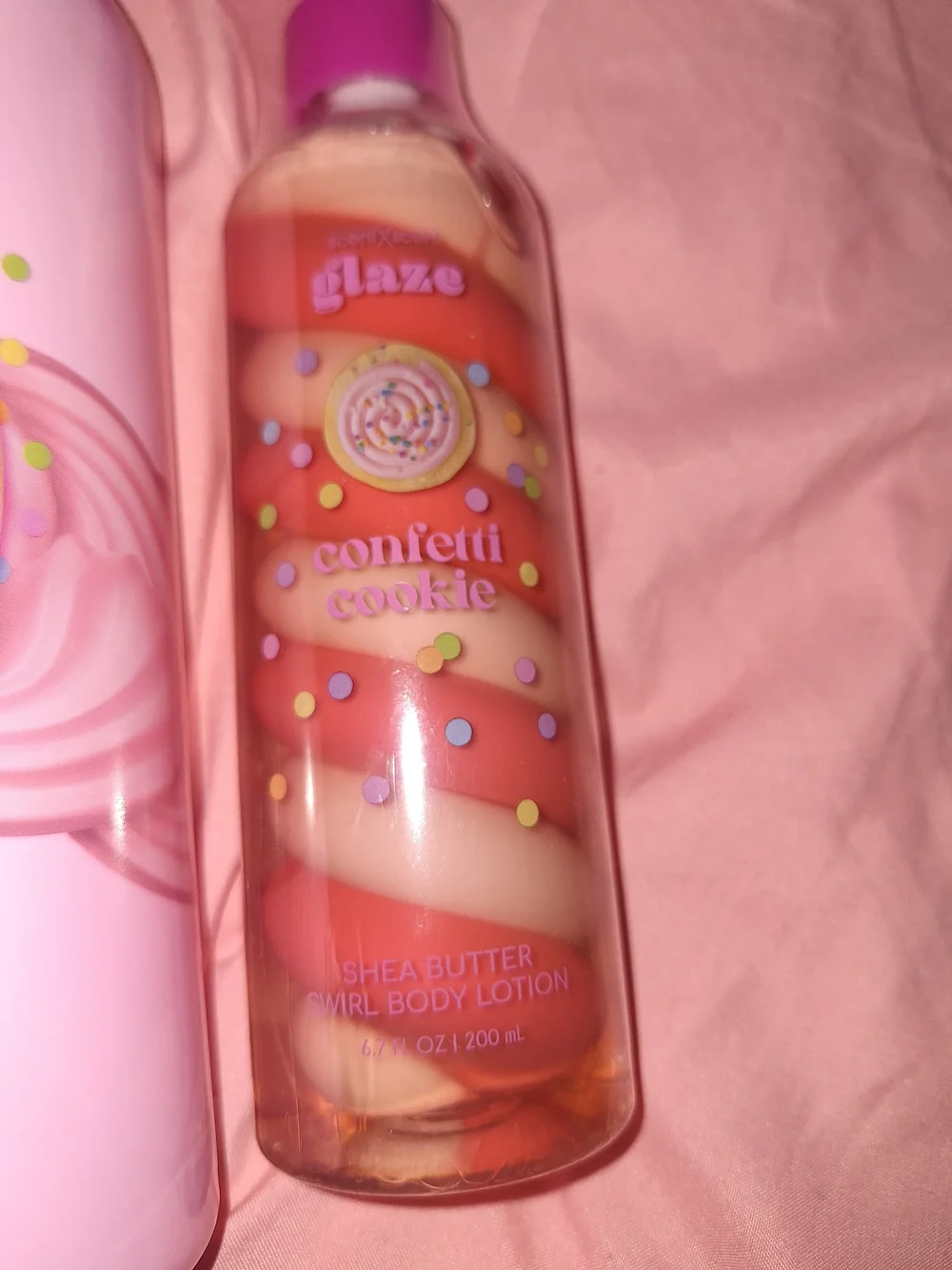 glaze Confetti Cookie Pink Body Wash & Body Scrub Set